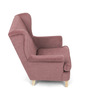 AK-388 PINK2 - Křeslo ušák, růžová látka, AK-388 PINK2