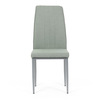 DCL-379 GRN2 - Židle jídelní, zelená látka, šedé kovové nohy