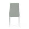 DCL-379 GRN2 - Židle jídelní, zelená látka, šedé kovové nohy