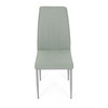 DCL-379 GRN2 - Židle jídelní, zelená látka, šedé kovové nohy