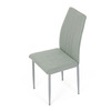 DCL-379 GRN2 - Židle jídelní, zelená látka, šedé kovové nohy