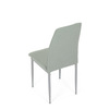 DCL-379 GRN2 - Židle jídelní, zelená látka, šedé kovové nohy