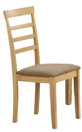 Jídelní čalouněná židle VILLACH buk/hnědá