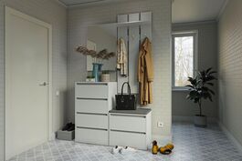 Předsíňová stěna HILDA bílá