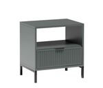 Noční stolek na nohách ODEON green stone