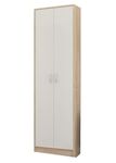 Šatní skříň ORION dub sonoma/bílá