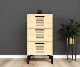 VINES třídveřová komoda , dub