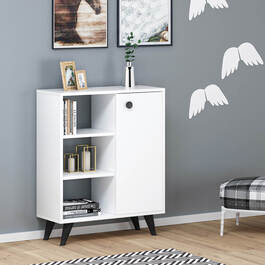 ZELMA komoda na nožičkách, bílá