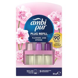 Ambi Pur 3Volution náplň do elektrického osvěžovače vzduchu Flowers&Spring 20 ml