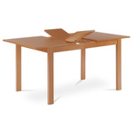 BT-6778 BUK3 - Stůl jídelní rozkládací, 120+30x80x74 cm, MDF + dýha, masiv, tmavý buk