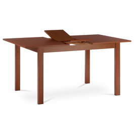 BT-6778 TR3 - Stůl jídelní rozkládací, 120+30x80x74 cm, MDF + dýha, masiv, tmavá třešeň