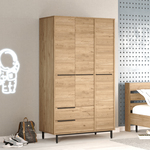 LARDO šatní skříň na nožičkách, sepet