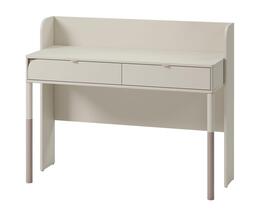 Psací stůl se zásuvkami SPOLETO kašmír/dub lanýž