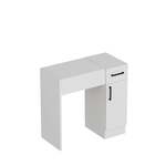 JUKTA toaletní stolek se zrcadlem, bílá