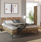 Postel CARMEN KV-36-0F 165cm, s čelem a s roštem