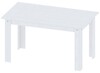 Jídelní stůl JULIAN 140x80 cm bílá