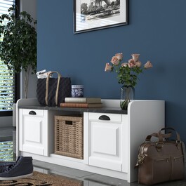 SACILE botník, bílá/ořech