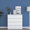 LENTITI šuplíková komoda, bílá