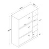 DORNO šatní skříň, bílá