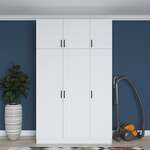 DIANO vysoká šatní skříň, bílá