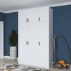 DIANO vysoká šatní skříň, bílá