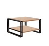 ODERZO konferenční stolek, borovice/černá