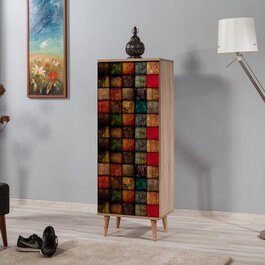 SAVIANO skříň na boty, dub Sonoma