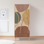NOCERA stylová šatní skříň, multicolor