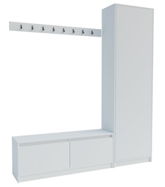 Předsíňová stěna JACOB 180 bílá