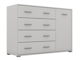 Komoda 1D4S EMONAK bílá mat