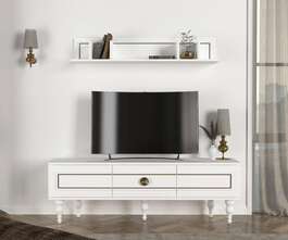 ALBURY obývací stěna, bílá