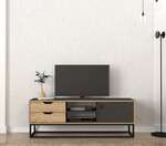 BONITO TV stolek, antracit/sapphire