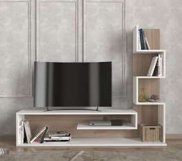 SINOP TV stolek, bílá/cordoba