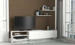 BENTO skandinávská obývací stěna, bílá