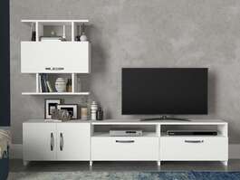 TAUBATE obývací stěna, bílá