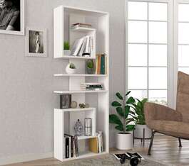 SAGARA policový regál, bílá