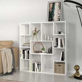 TIGABI policový regál, bílá