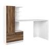 DRAFT psací stůl, bílá/ořech