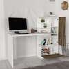 SORISO psací stůl, bílá/ořech