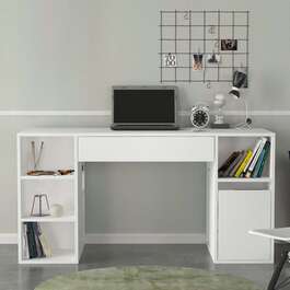 BARIRI psací stůl, bílá