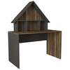 AVELINO vysoký psací stůl, ořech/antracit
