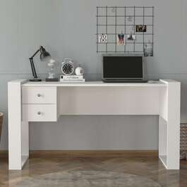 PONTA skandinávský psací stůl, bílá