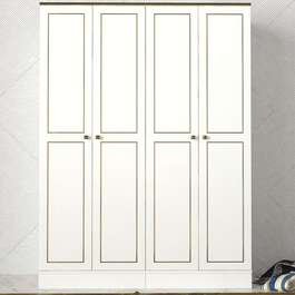 CAMUS šatní skříň, bílá