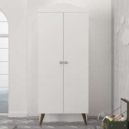 PAULISTA šatní skříň, bílá