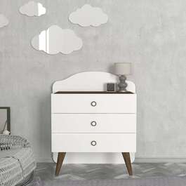 PAULISTA dětská komoda, bílá