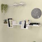 BUZEN závěsná police, bílá