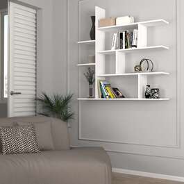 SALINAS závěsná police, bílá