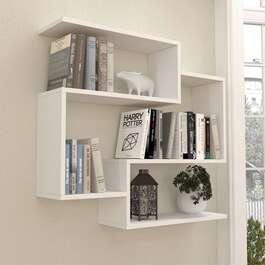 UCHOA nástěnná police, bílá