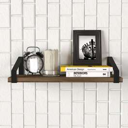 KANDA nástěnná police, ořech