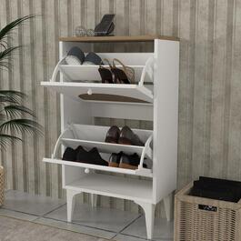 RATUBI Vysoký botník, bílá/safir/hazeran